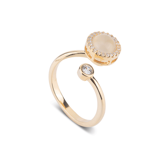 Cat Eye Spinning Adjustable Ring