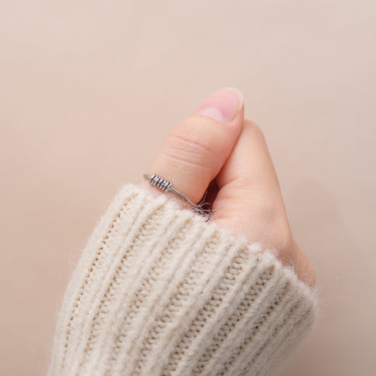 7 Charms Fidget Anxiety Ring