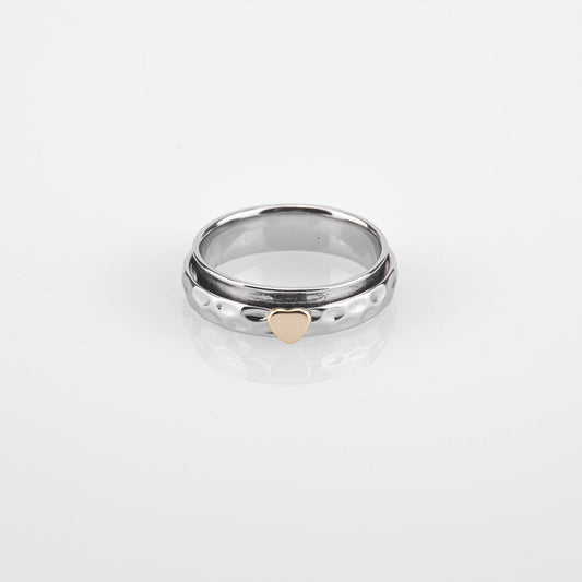 Love Meditation Spinner Ring